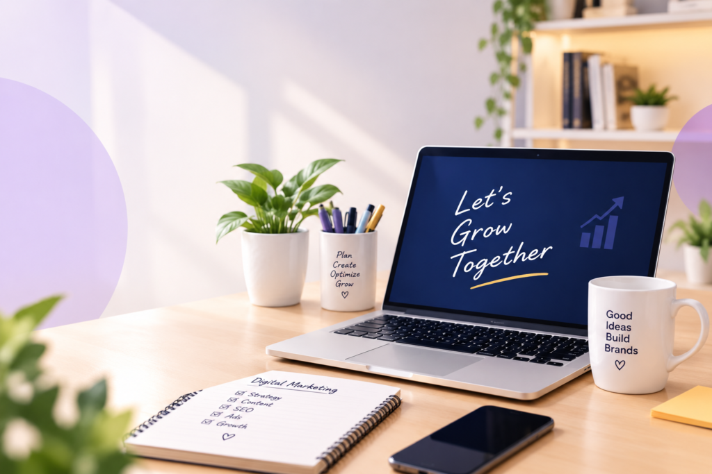 digital marketing growth workspace